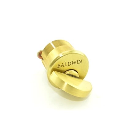 Baldwin Satin Brass with Brown Turns Satin Brass with Brown 8442.060